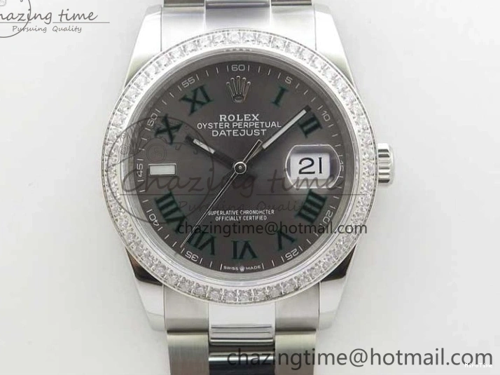 MiroTime 0115 DateJust 36 SS 126234 BP Maker 1:1 Best Edition Gray Roman Dial on Oyster Bracelet BestValue 2534